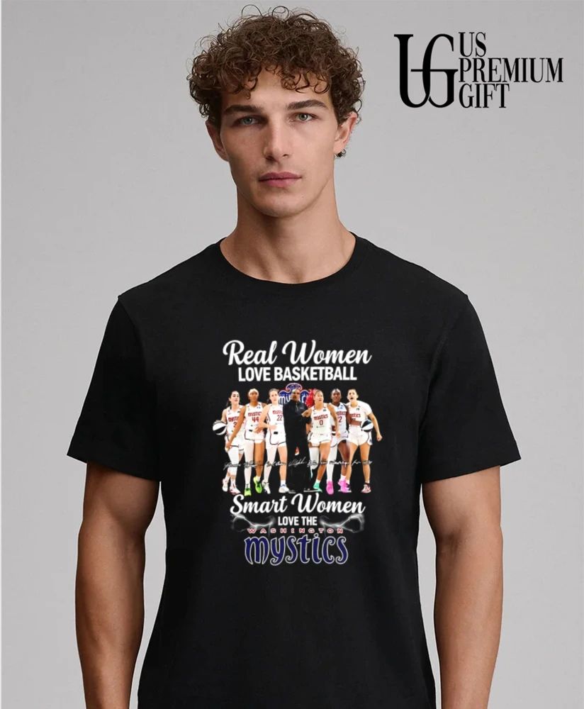Washington Mystics WNBA Players Eric Thibault Real Women Love Basketball Shirt