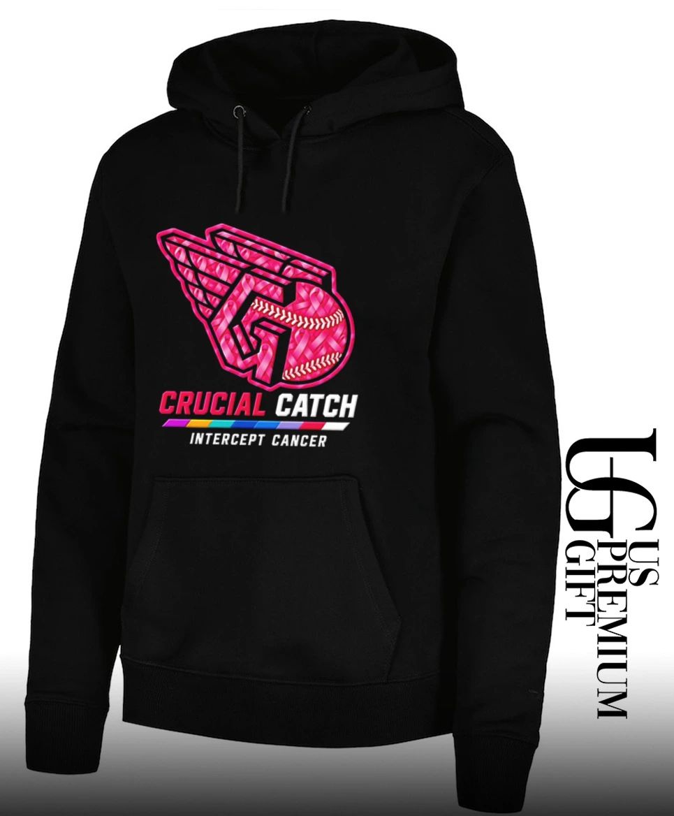 Cleveland Guardians Crucial Catch Intercept Cancer 2026 logo shirt