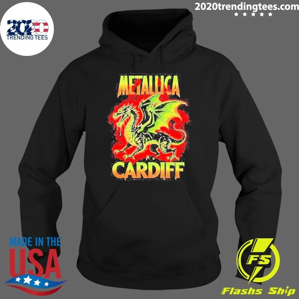 Metallica 2026 M72 World Tour Cardiff Wales Dragon New Version Shirt