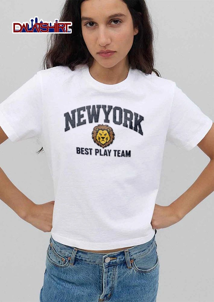 Play Team lion head mascot graphic illustration shirt
