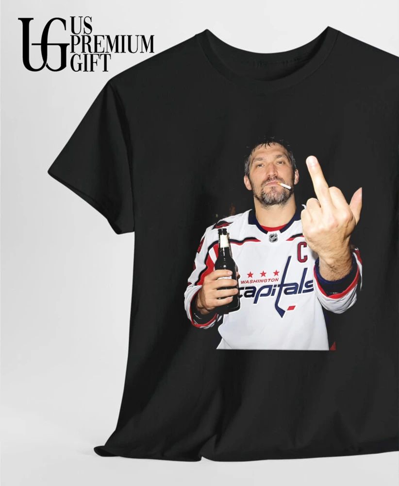 Alexander Ovechkin Washington Capitals middle finger shirt