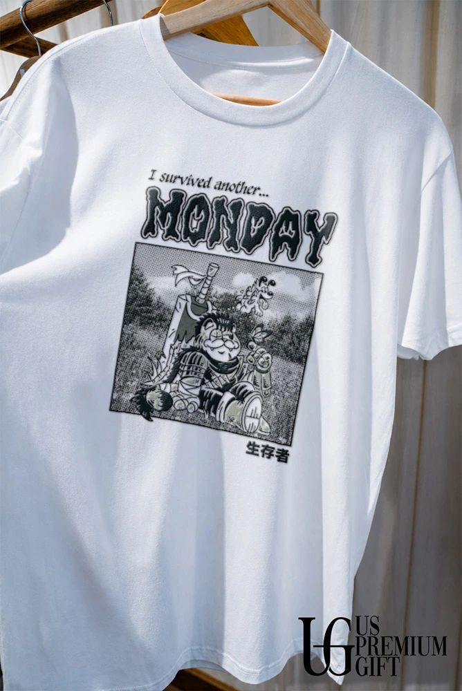 Guts Cat berserk I survived another Monday shirt