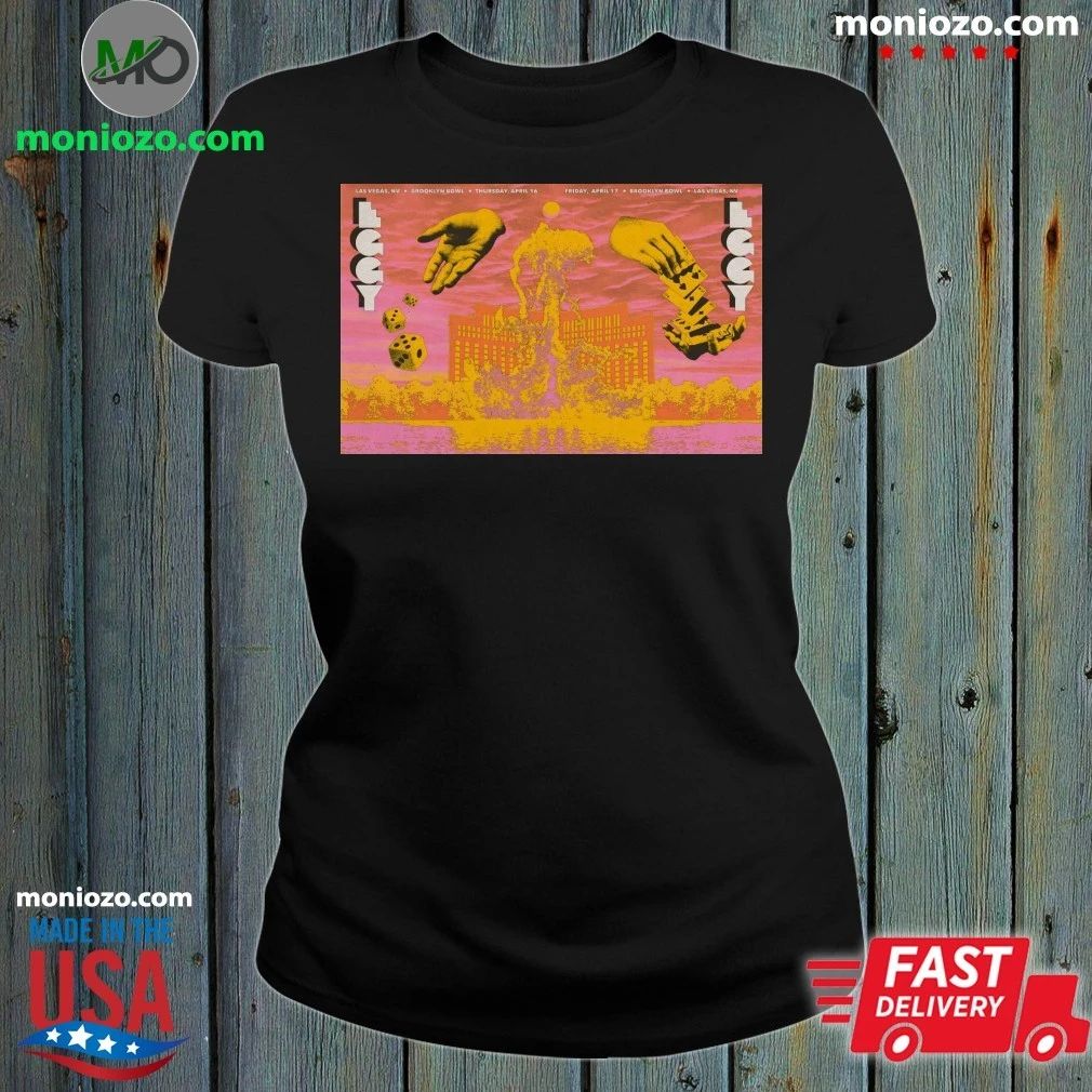 Eggy April 16-17 2026 Brooklyn Bowl Las Vegas Show Poster Shirt