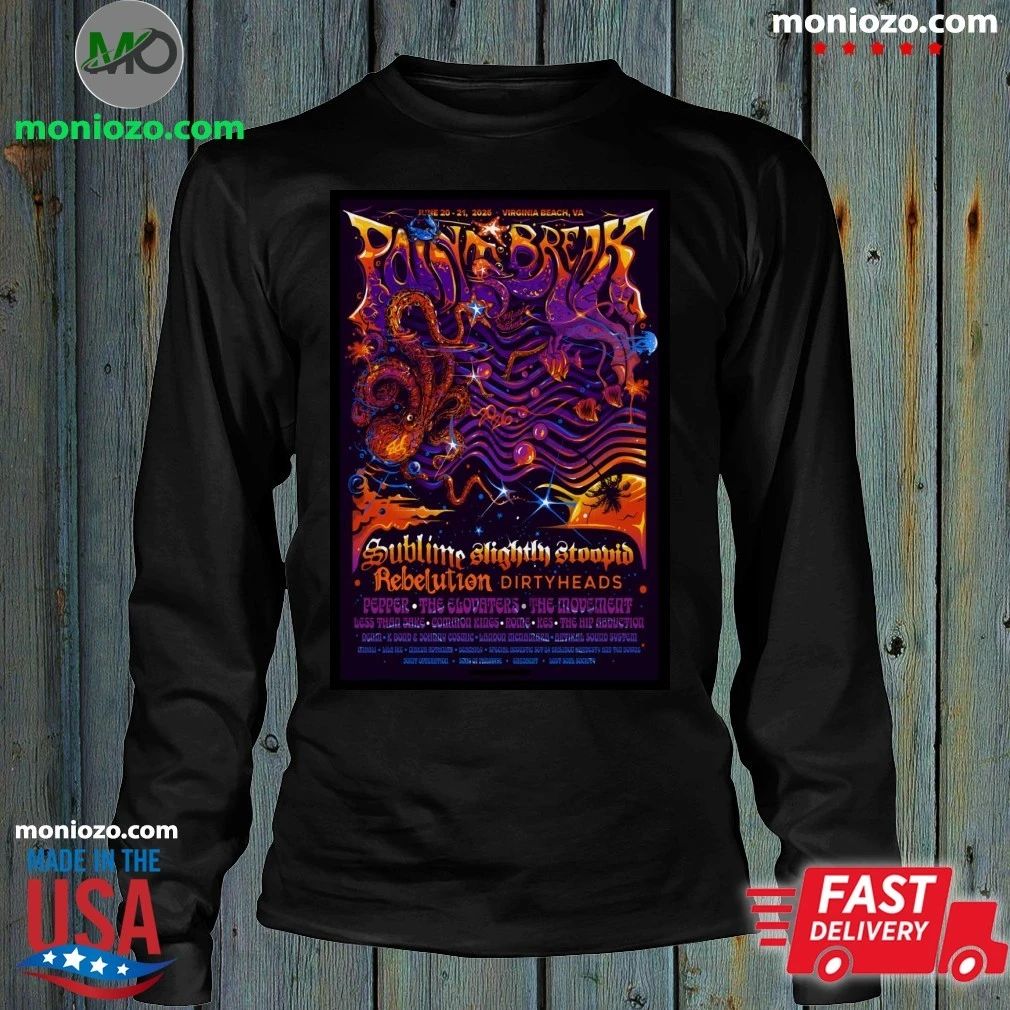 Original Point Break Music Festival June 20-21 2026 Virginia Beach, VA Poster Shirt