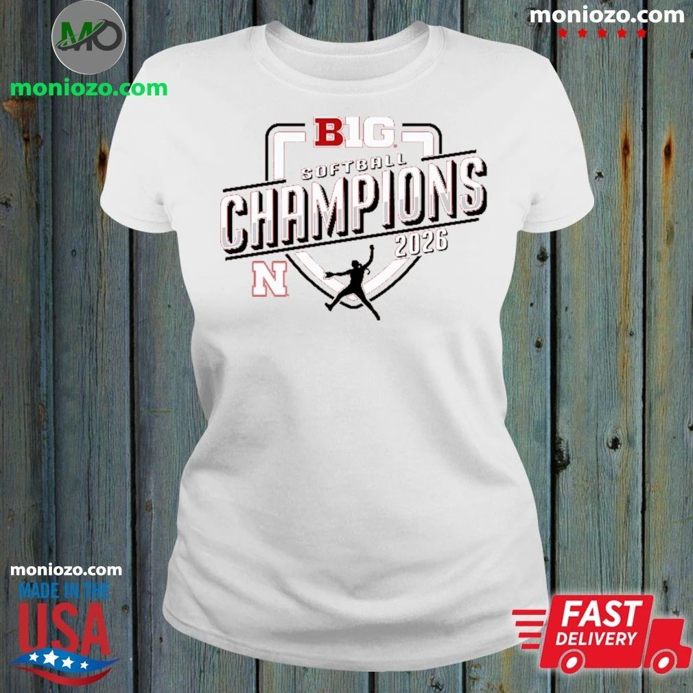 Original Nebraska Cornhuskers Big Softball Champions 2026 Shirt