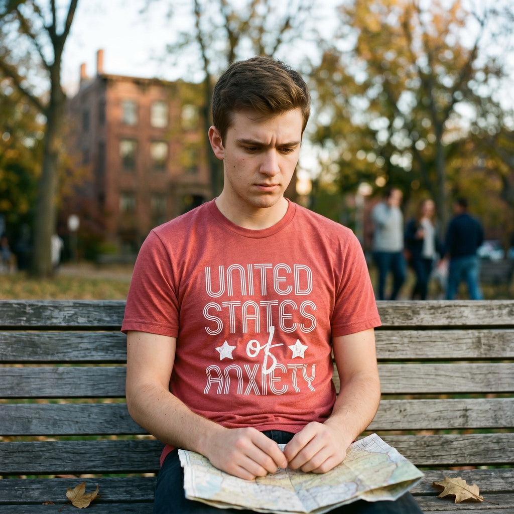 United States Of Anxiety Men's T Shirt