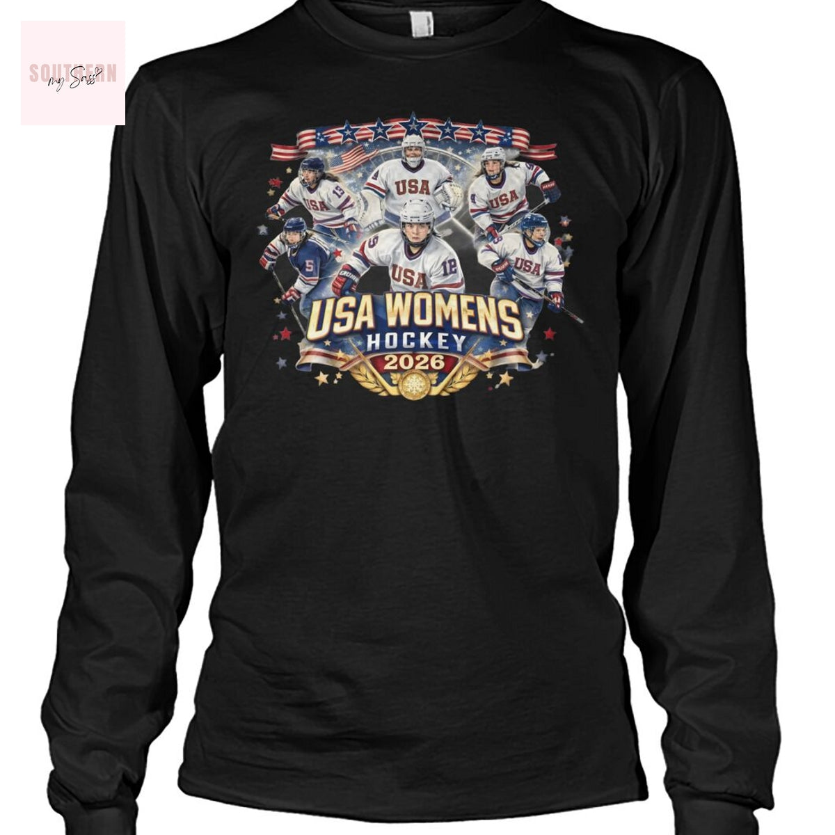 USA Womens Hockey 2026 Champions Unisex T-Shirt