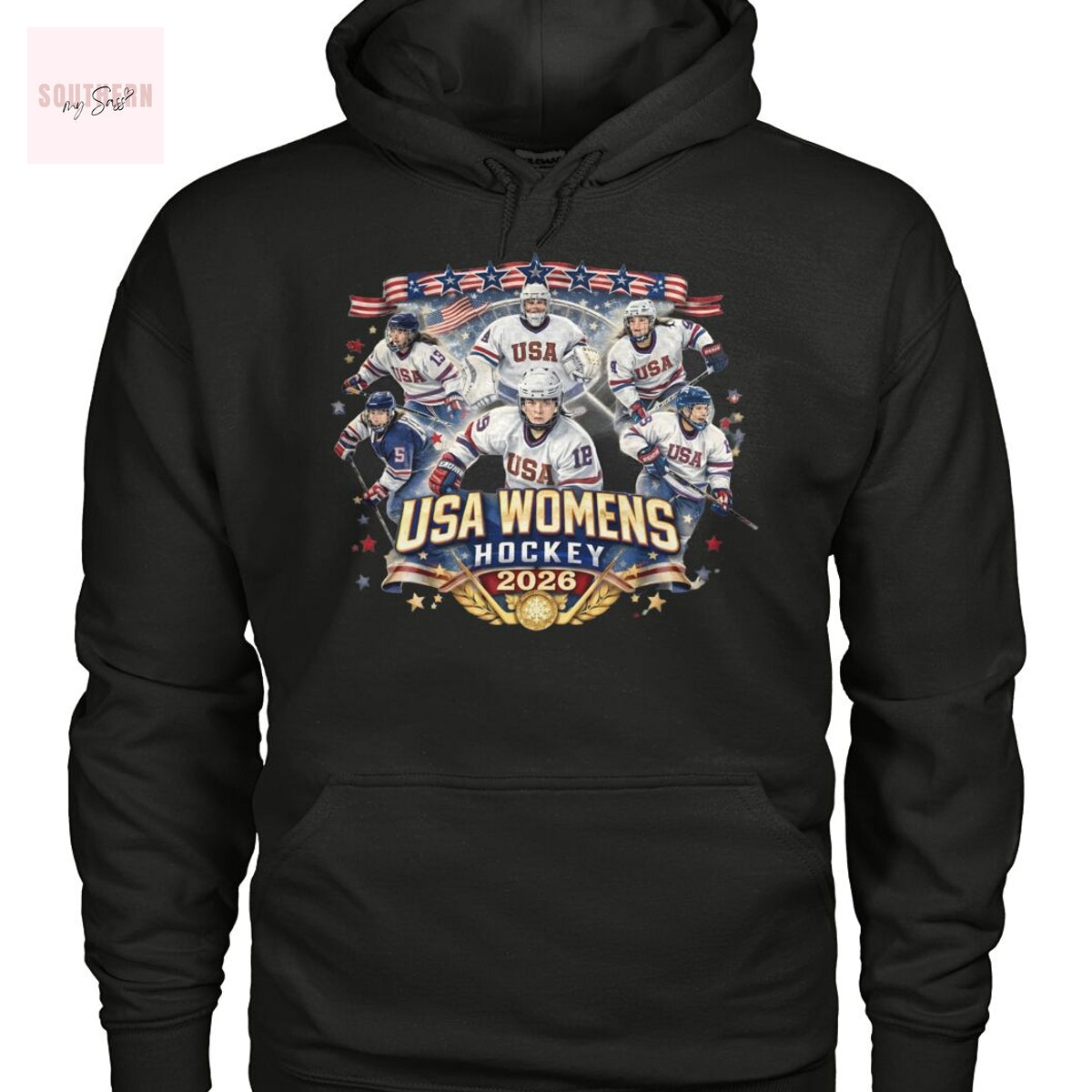 USA Womens Hockey 2026 Champions Unisex T-Shirt