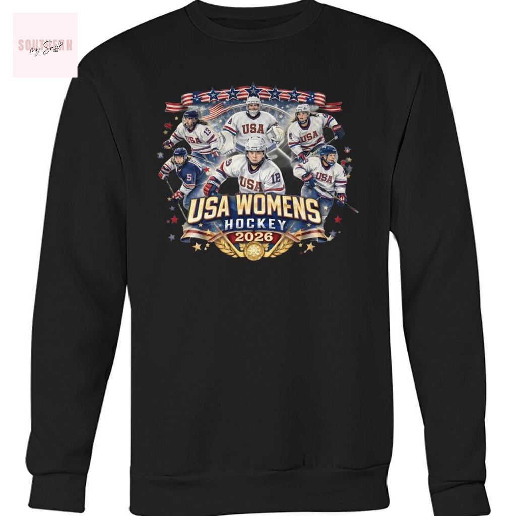 USA Womens Hockey 2026 Champions Unisex T-Shirt
