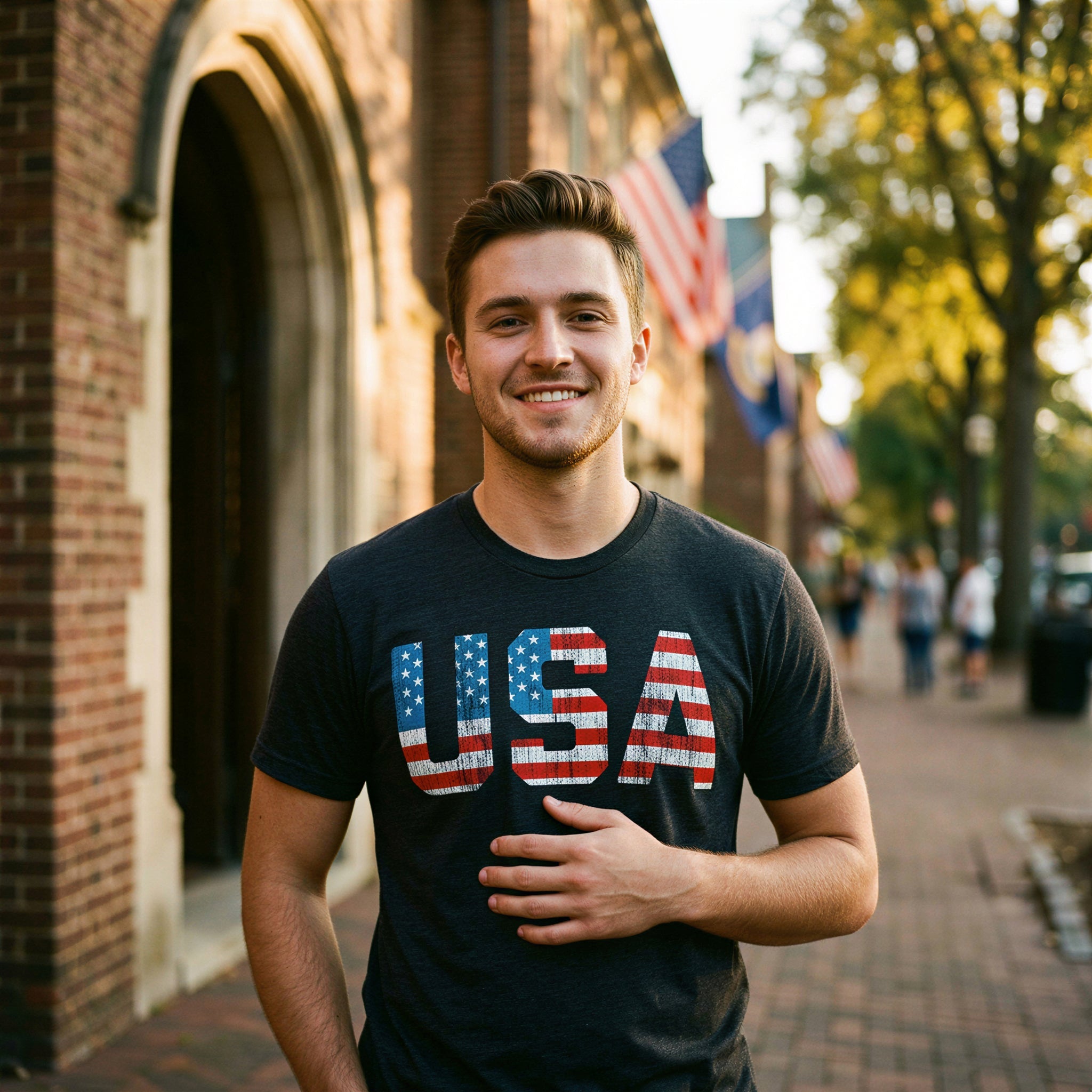Vintage USA Men's T Shirt