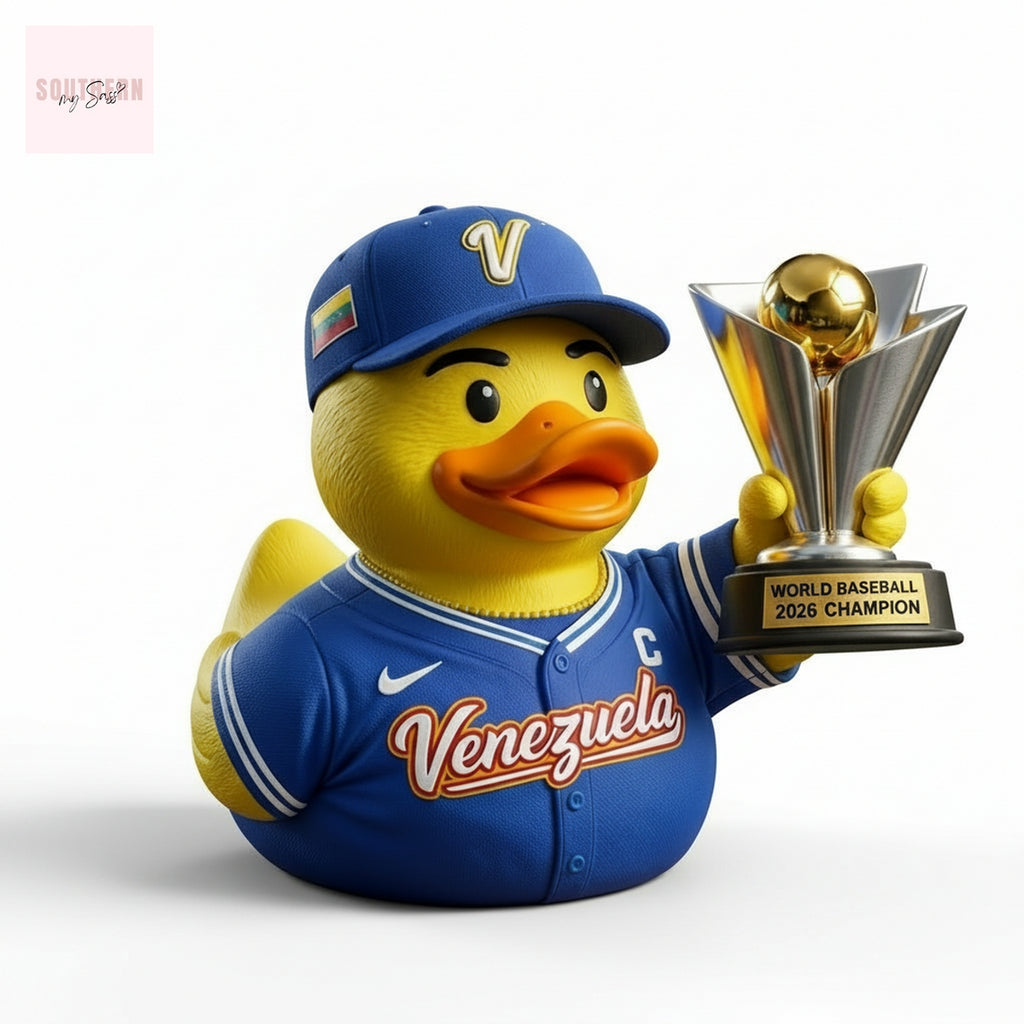 Venezuela World Baseball 2026 Champion Rubber Duck
