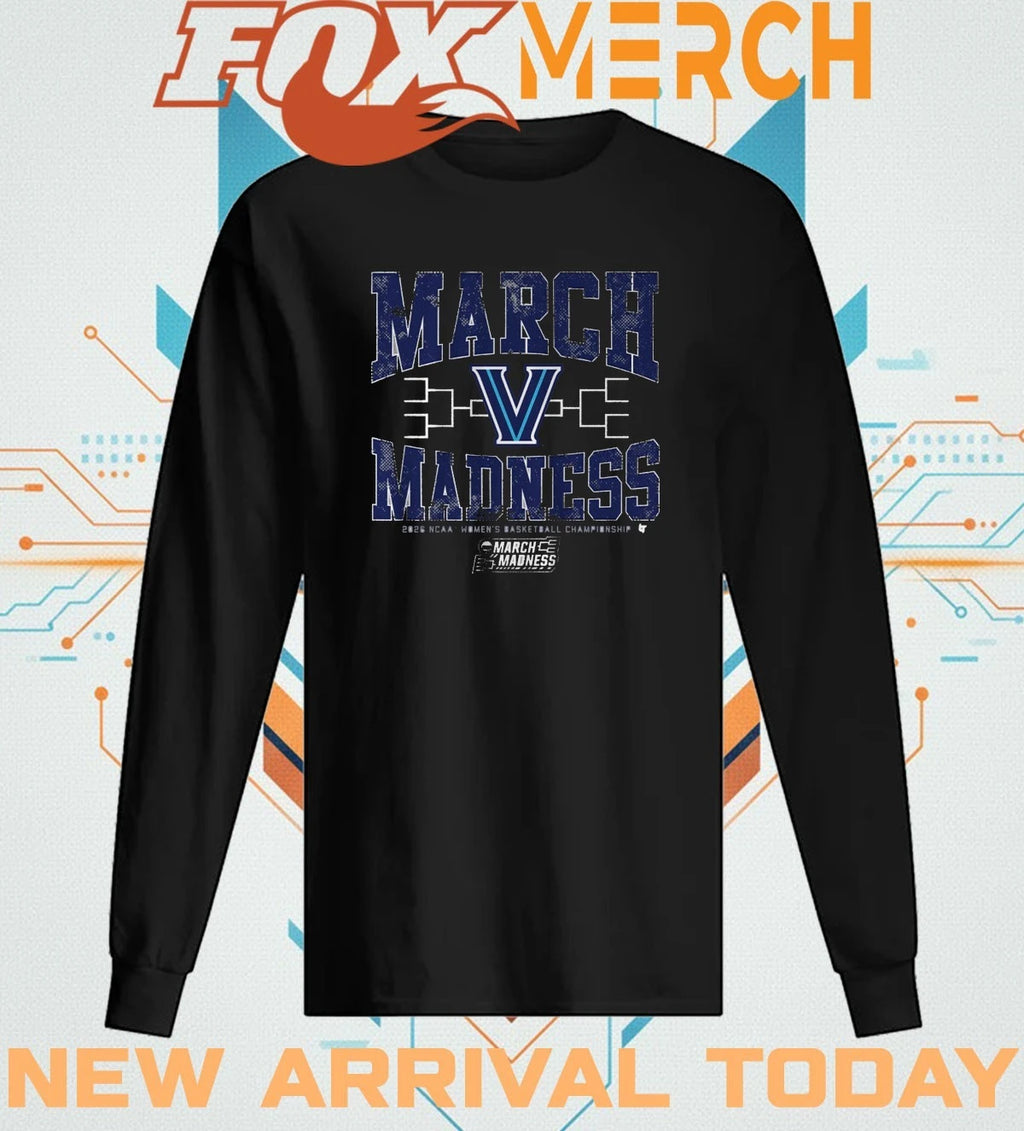 Villanova Wildcats Women’s Basketball 2026 March Madness t-shirt