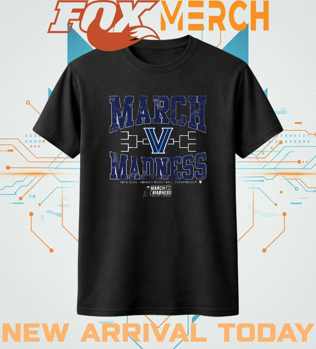 Villanova Wildcats Women’s Basketball 2026 March Madness t-shirt