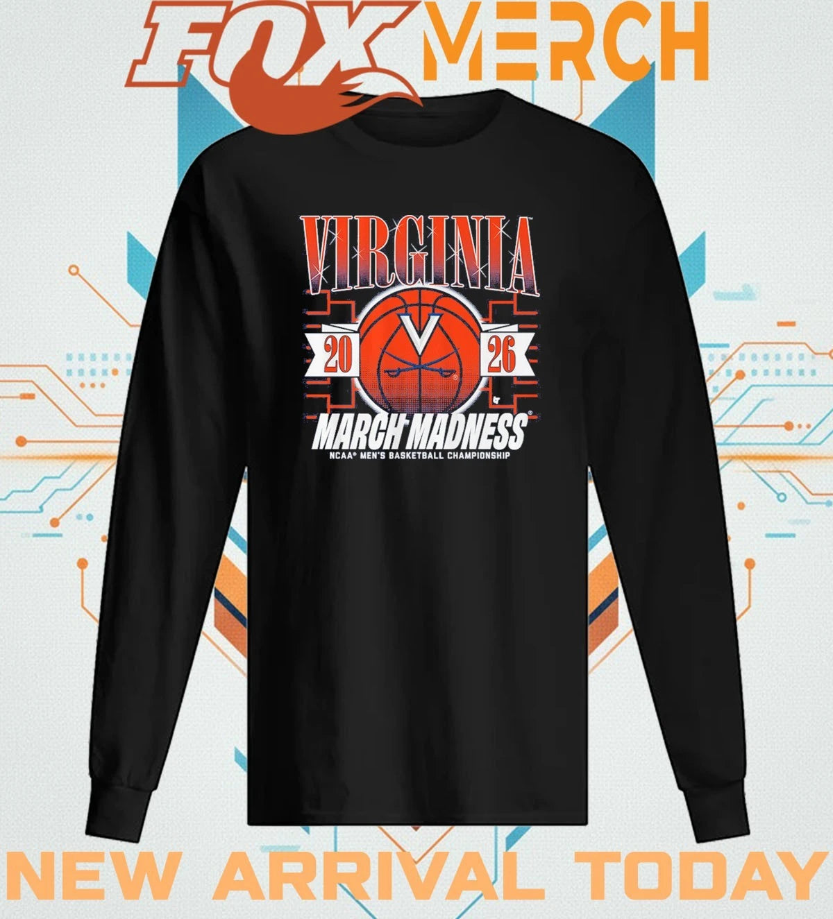 Virginia Cavaliers Men’s Basketball 2026 March Madness t-shirt