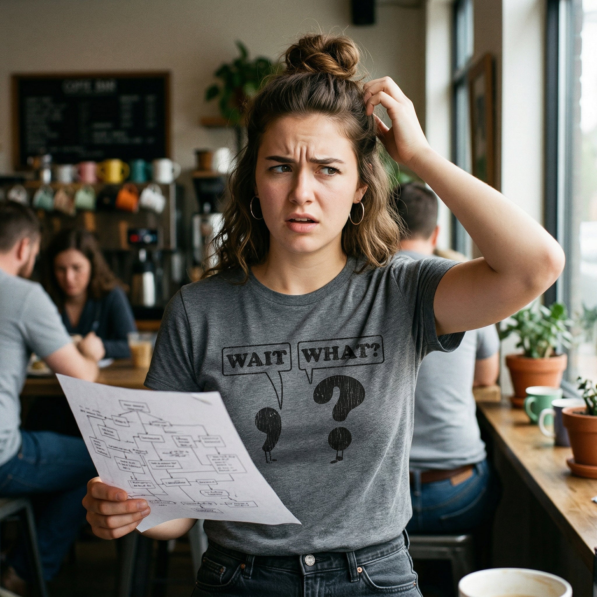 Wait, What? Women's T Shirt