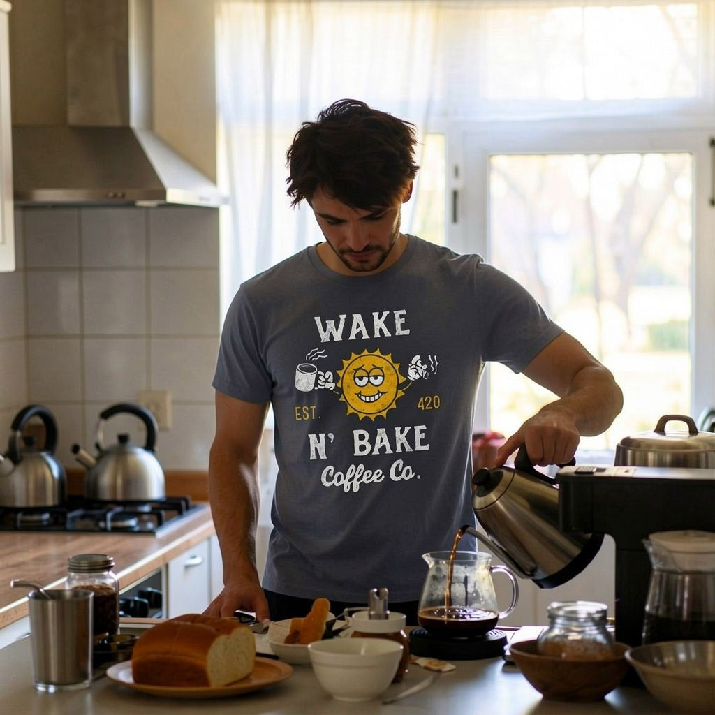 Wake N Bake Coffee Co Men's T Shirt