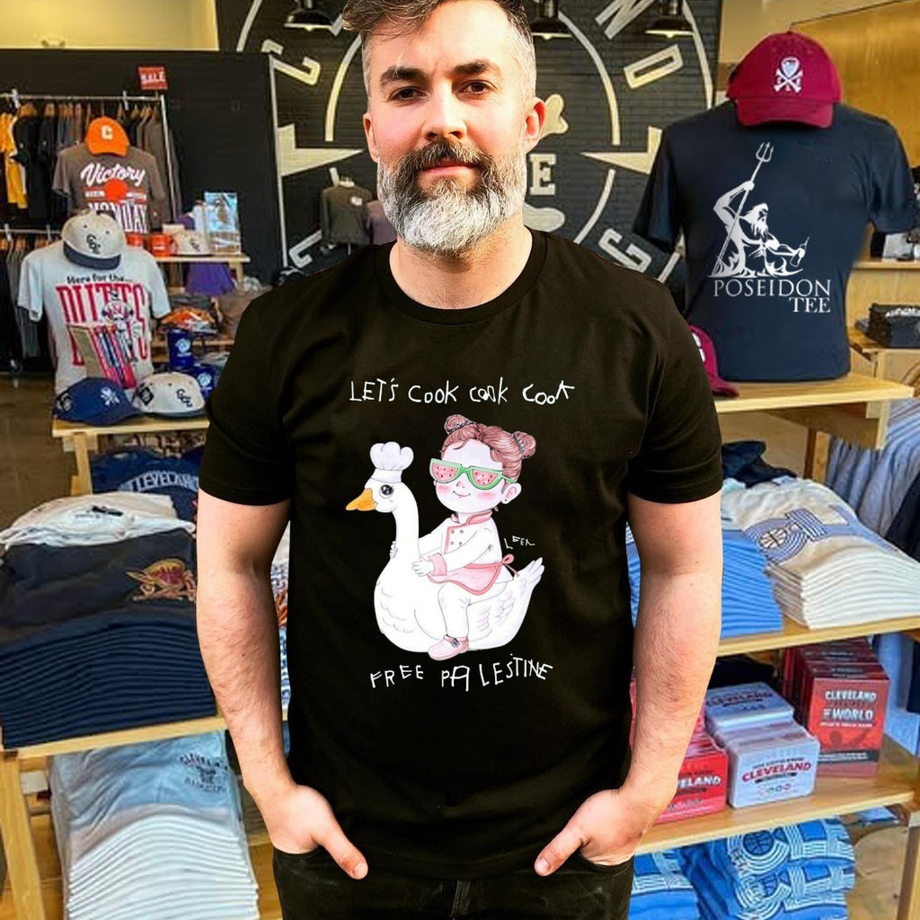 Wear The Peace Let’s Cook Free Palestine T-shirt