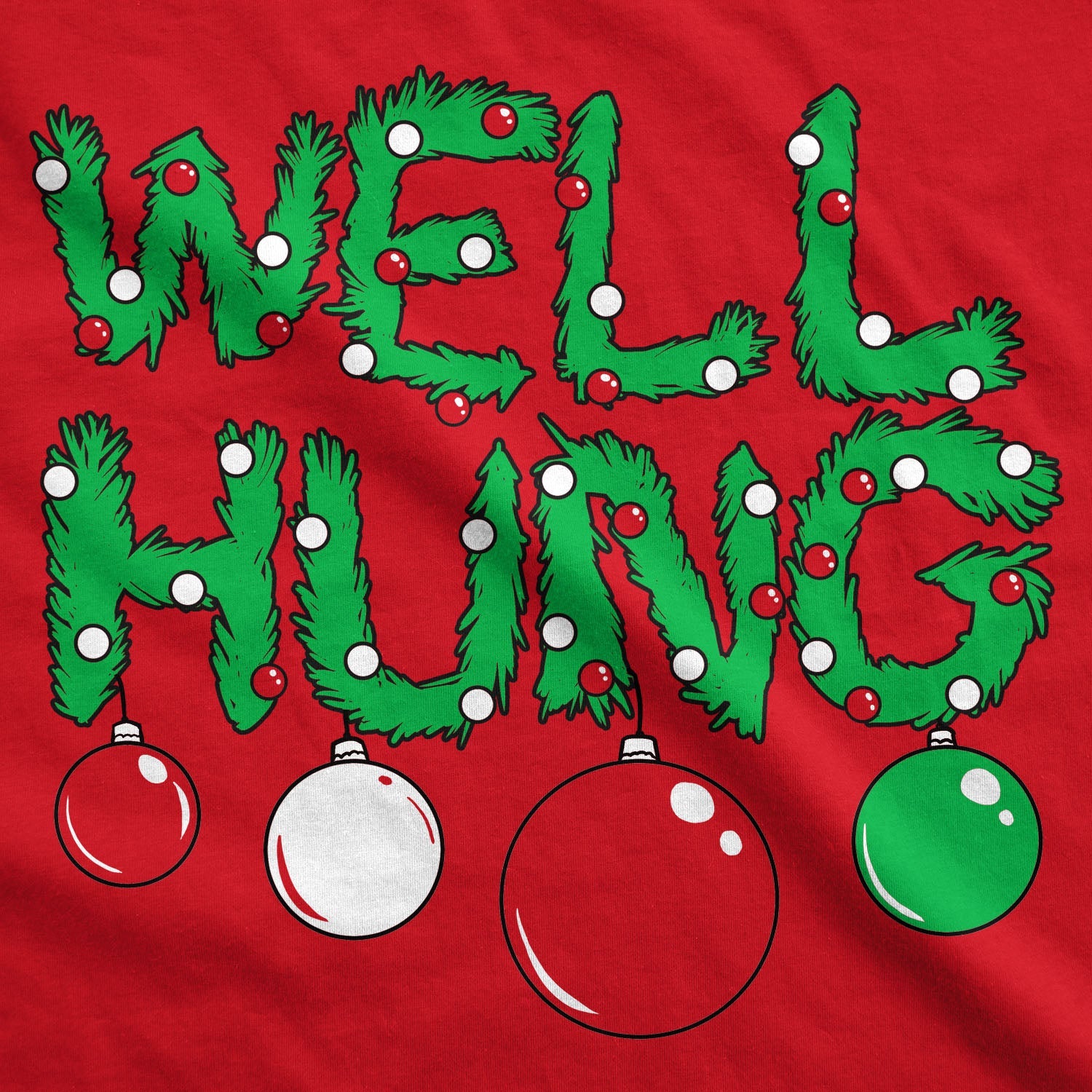 Well Hung Ornament Men's T Shirt