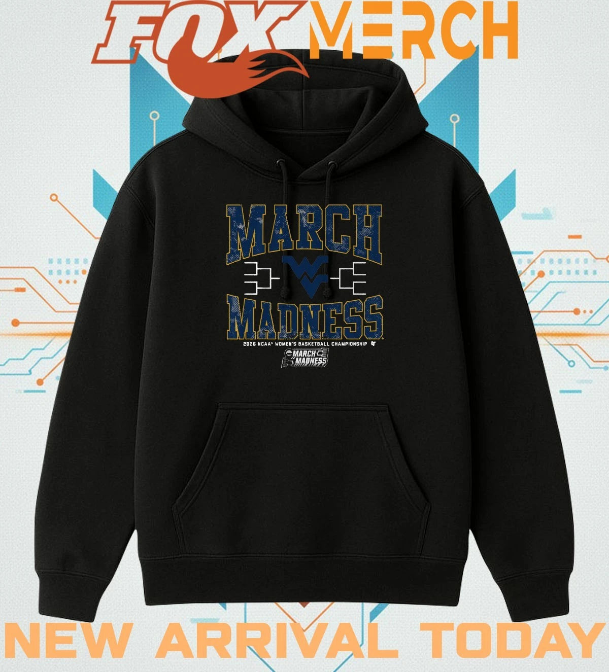 West Virginia Mountaineers Women’s Basketball 2026 March Madness t-shirt