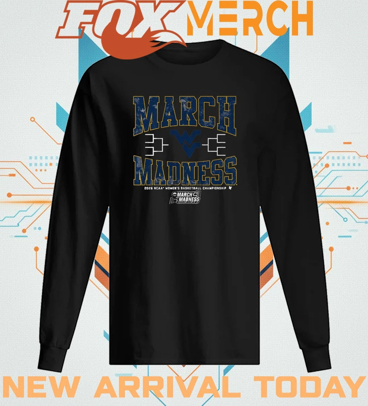 West Virginia Mountaineers Women’s Basketball 2026 March Madness t-shirt
