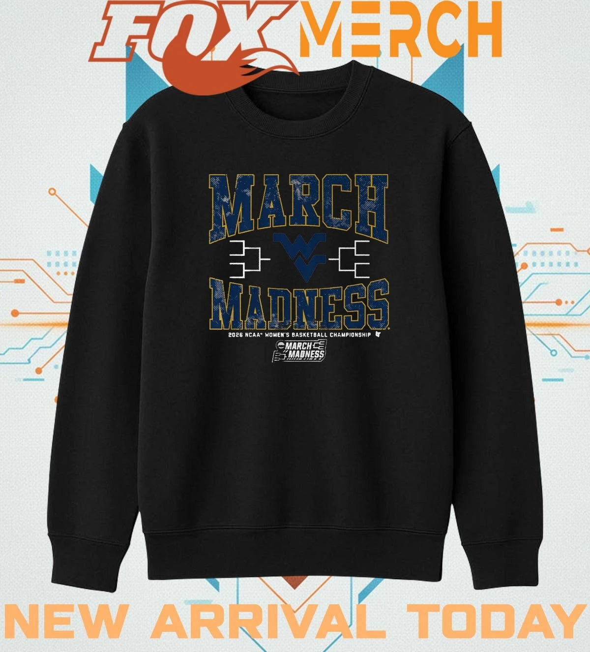 West Virginia Mountaineers Women’s Basketball 2026 March Madness t-shirt