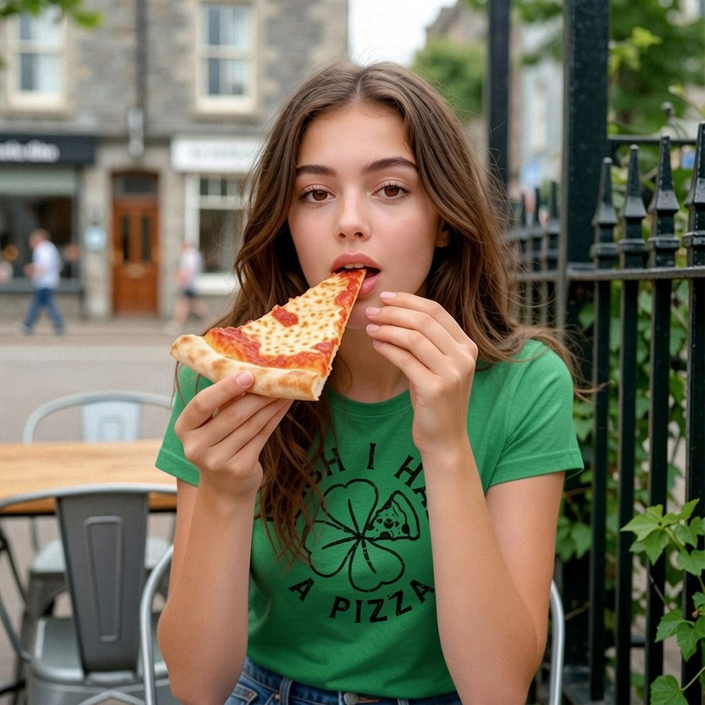 Irish I Had A Pizza Women's T Shirt