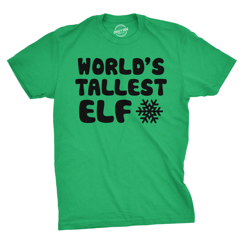 World's Tallest Elf Men's T Shirt