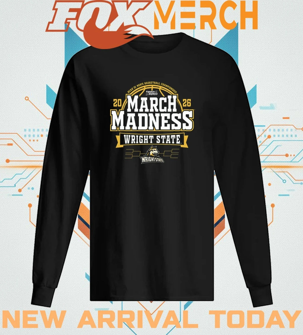 Wright State Raiders 2026 Men’s Basketball March Madness Bound t-shirt