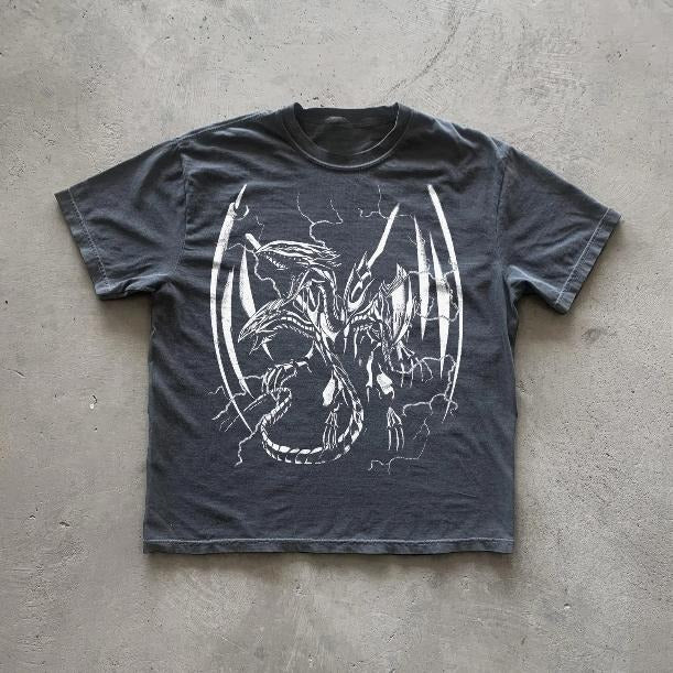 y2k Blue Eye T-Shirt, Cybersigilism Tee, Graphic Tees Gothic Grunge Y2k Emo Scene Amity Affliction Style Clothes Men...