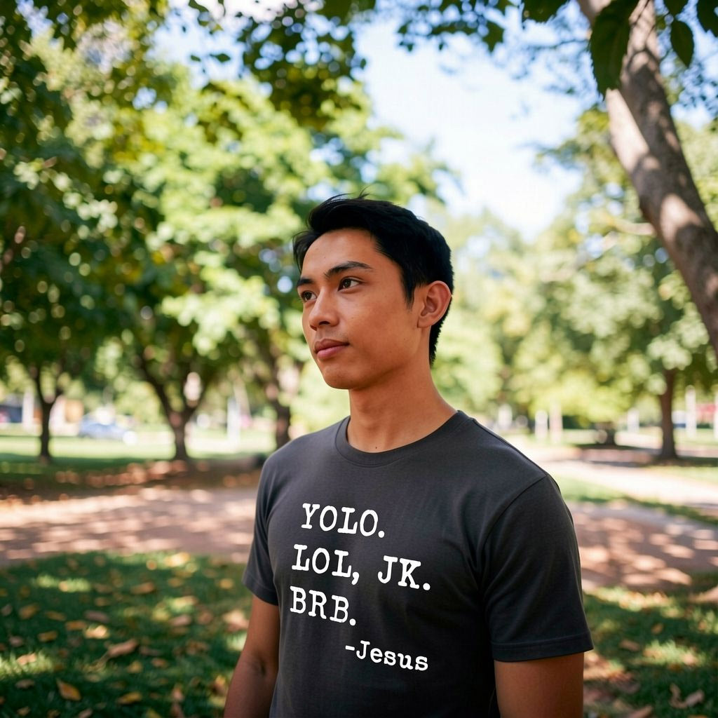 Yolo Lol Jk Brb - Jesus Men's T Shirt