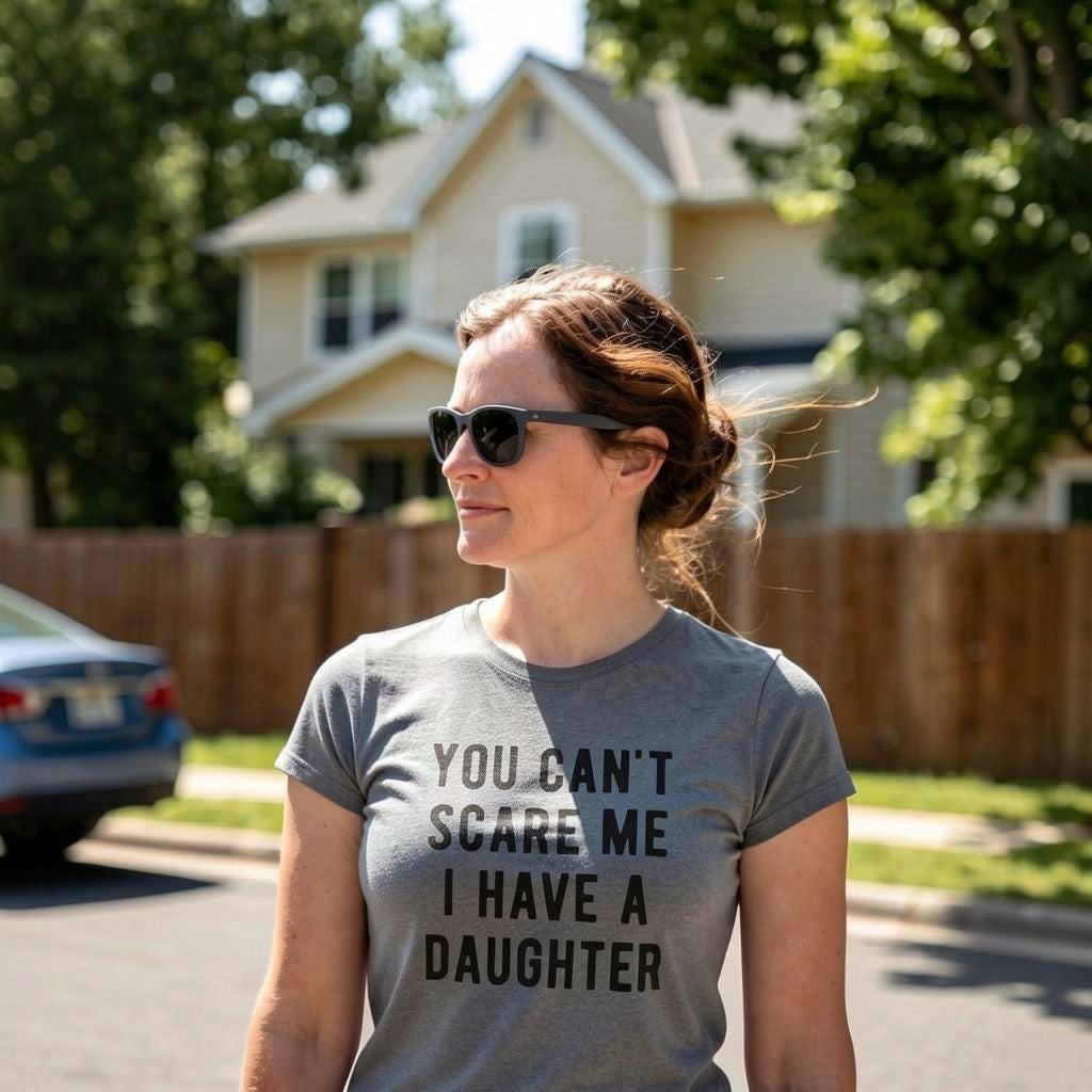You Can't Scare Me I Have A Daughter Women's T Shirt
