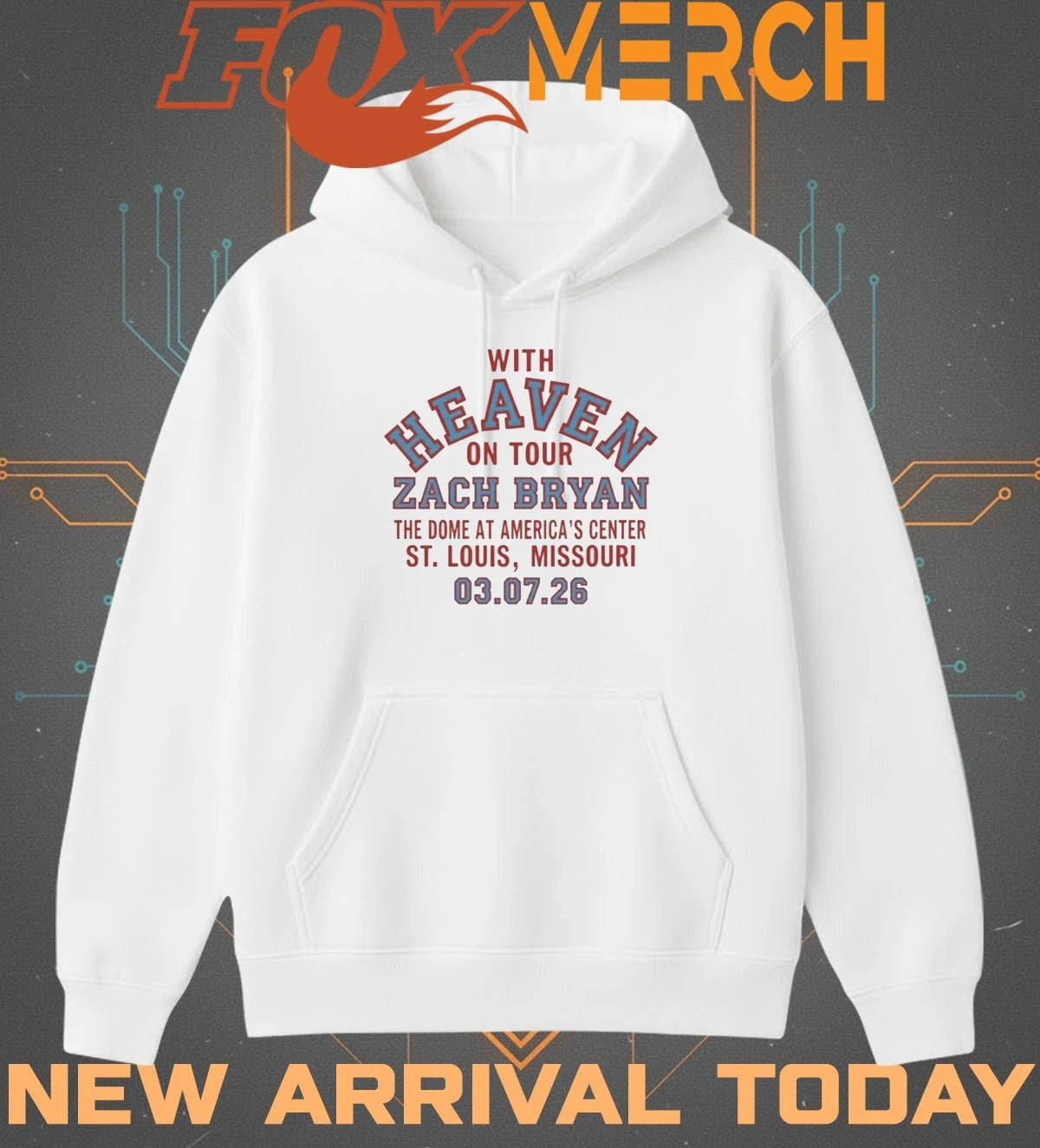 Zach Bryan With Heaven On Tour Mar 7 2026 St Louis t-shirt